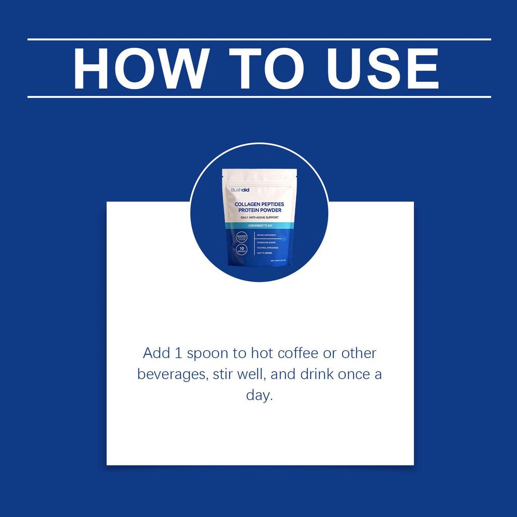 BUSHAID Oral Collagen Powder for Skin Treatment