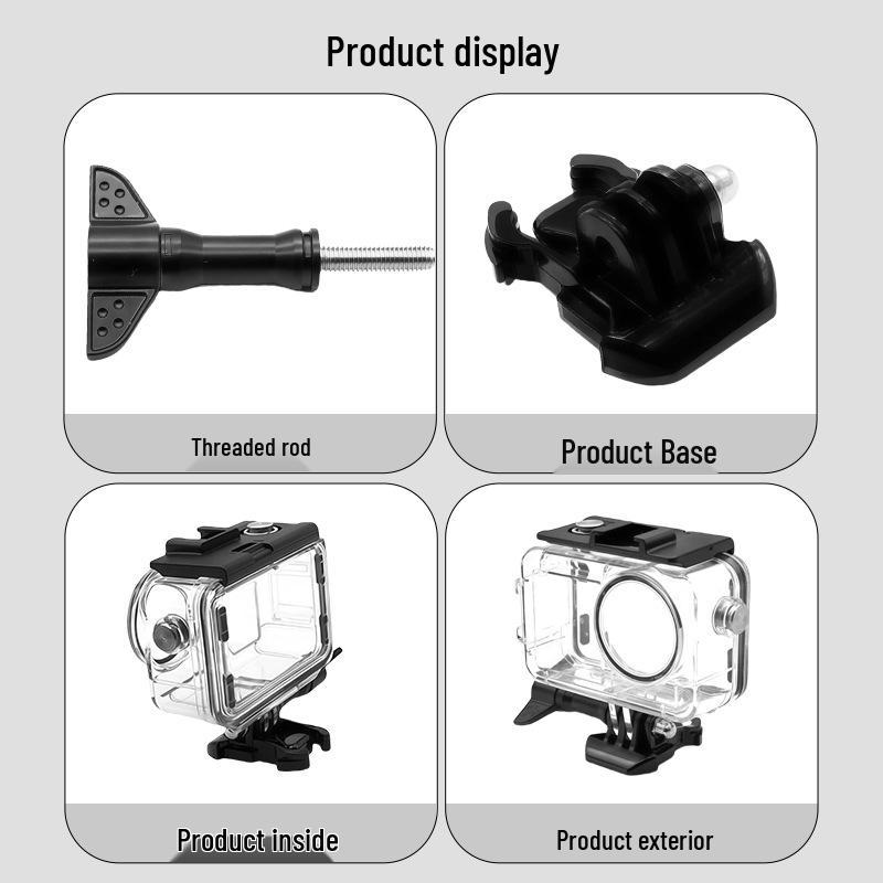 Caixa Estanque para Mergulho DJI Osmo Action 3/4/5 Pro para Câmera Esportiva.