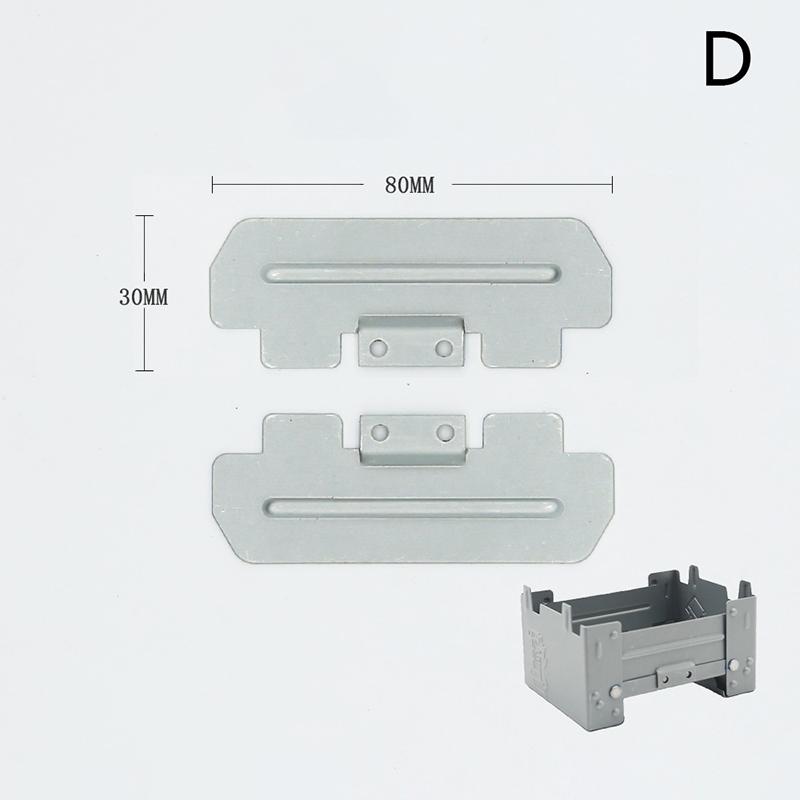 Outdoors Portable Solid Alcohol Fuel Folding Furnace Mini Picnic Burner Galvanized Iron Camping Stove Cooking Camping Equipment