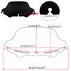 6" 8" Motorcycle Windshield Upper Fairing Windscreen Cover For Harley Touring Street Electra Glide Ultra Classic FLHTK 1996-2013