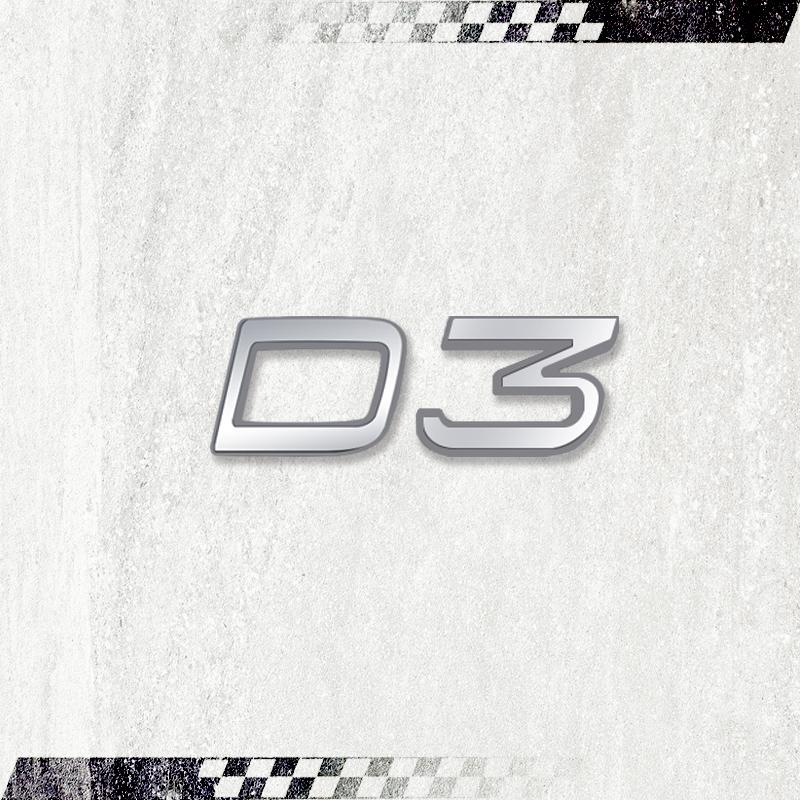 3D Car Sticker D5 D4 D6 D3 D2 Emblem Metal Rear Badge Decal For Volvo XC60 XC90 XC40 XC70 S80 S90 S60 V90 V60 V40 V70 B5 B4 AWD