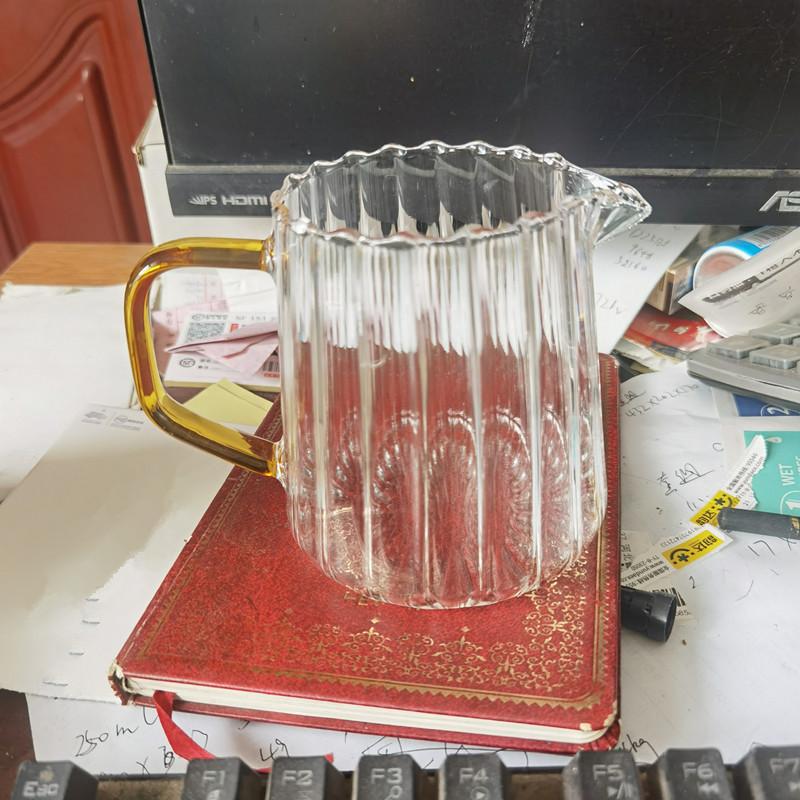 1pc Heat-resistant Glass Fair Cup Household Thickened Tea Moisture Separator Kung Fu Tea Set Large Tea Set Filter Tea Cup