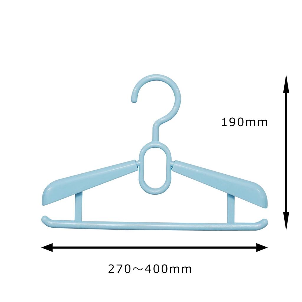 Shinko Hanger Junior Slide Hanger Made In Suitable for Drying Bath and Other Durable and Prevents Clothes from Losing Their Ideal for Closet and F-Fit