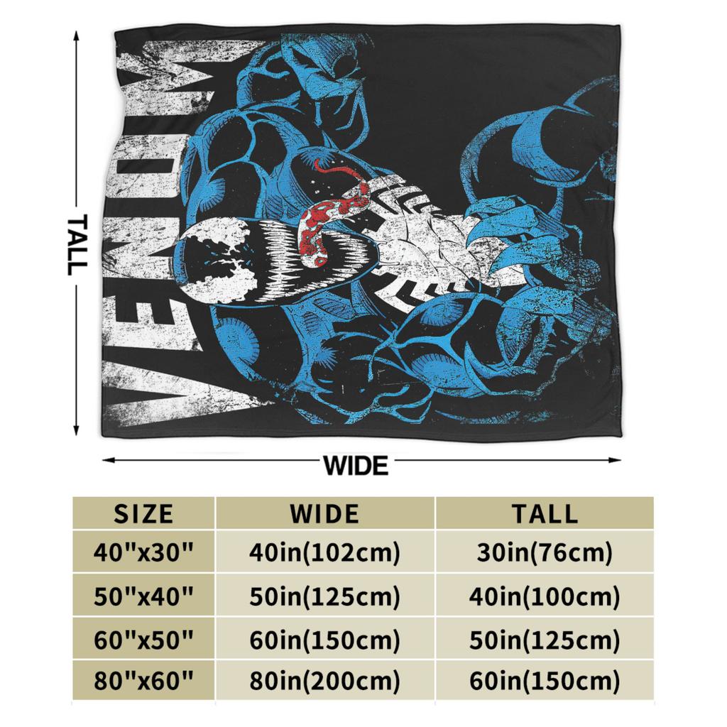 Venom Blanket Plush Awesome Soft Throw Blanket for Coverlet Decoration