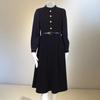 Autumn Elegant Waist-Cinching Slim Mid-Length Dress