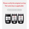 Zinc Alloy Leather Auto Shell Fob For Kia Optima Sorento Niro Soul Car Key Cover Case Holder For Kia KX3 KX5 K3S RIO Ceed Cerato