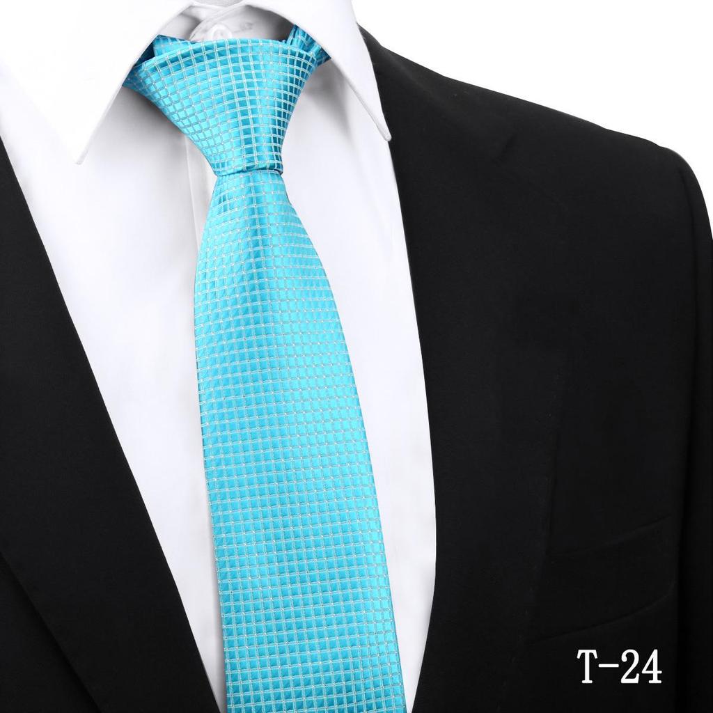 Handmade Paisley Stripe Jacquard Polyester Tie, 7.5cm