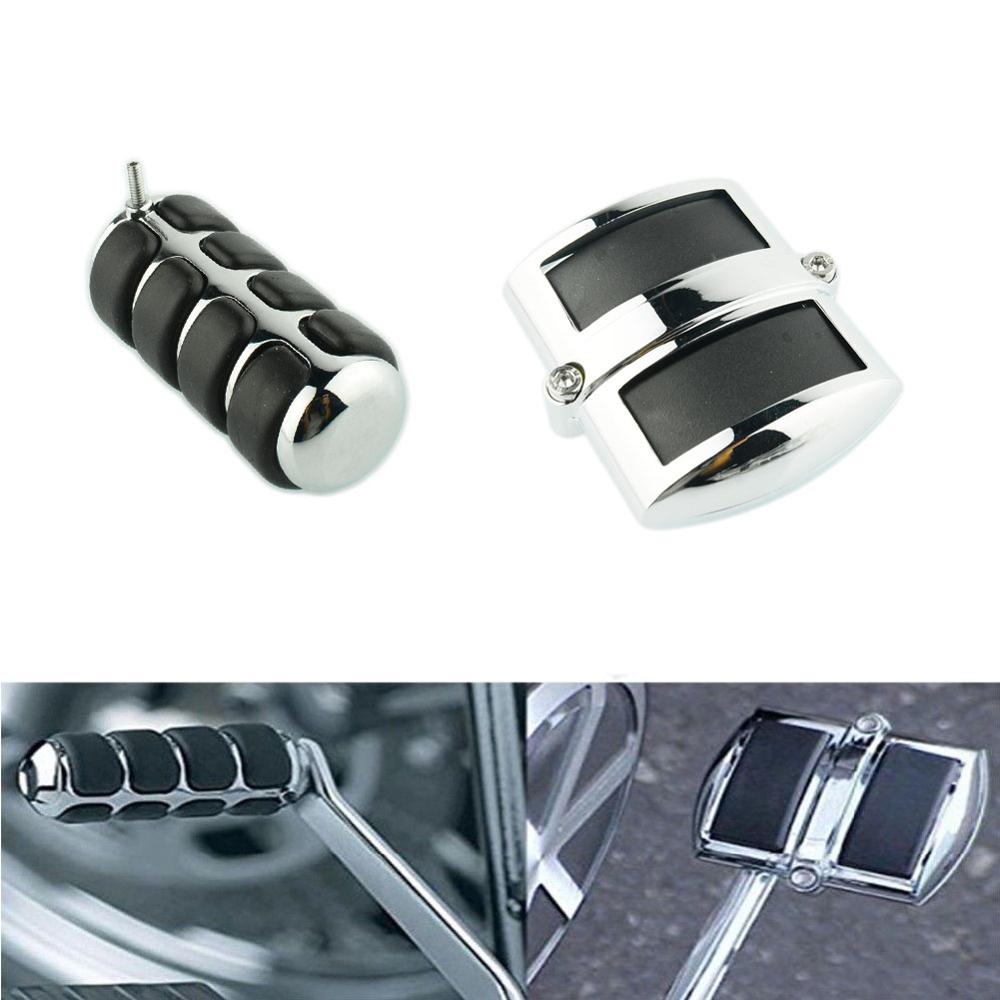 

Мотоциклетный хромированный рычаг переключения передач, колышек педали тормоза, чехол для Yamaha V-Star XVS 650 950 1 SET