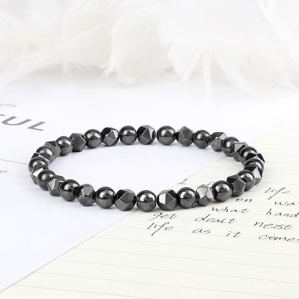 גברים חרוזי המטיט לא סדירים צמיד קסם נשים 4 6 8 מ"מ טבעי לבה טייגר עין חרוז זוג צמיד אופנה תכשיטי ידידות