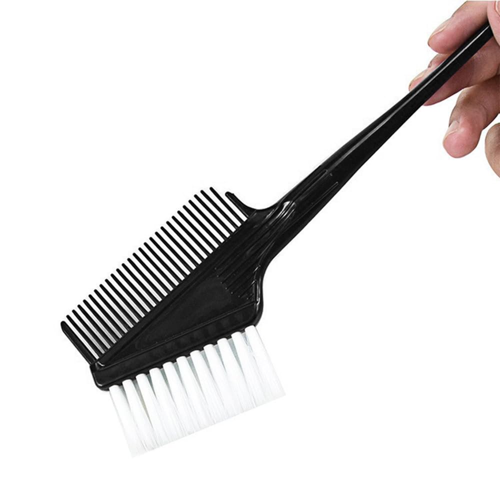 Hair Dye Brush Set of 2 Hair Dye Brush Hair Dye Brush Hair Color Comb Hair Dye Plastic DIY Home Use Professional Use (Black)