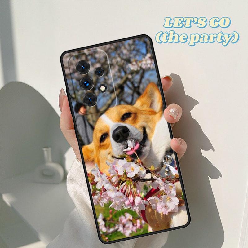 Funny cute dog Akita phone case For Samsung Galaxy A42 A31 A40 A51 A71 A32 A80 A91 A52 A72 A73 A20e A21S A50 A70 A11 A12 Cover