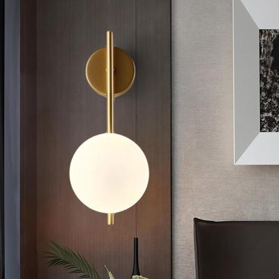 Mid Century Wall Sconces Lamp Luminaire with G9 Bulb Lighting Glass Shade Fixtures Hallway
