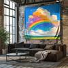 Rainbow Dreamy Clouds Hanging Cloth  Bedroom Wall Decorative Kids Theme Tapestry