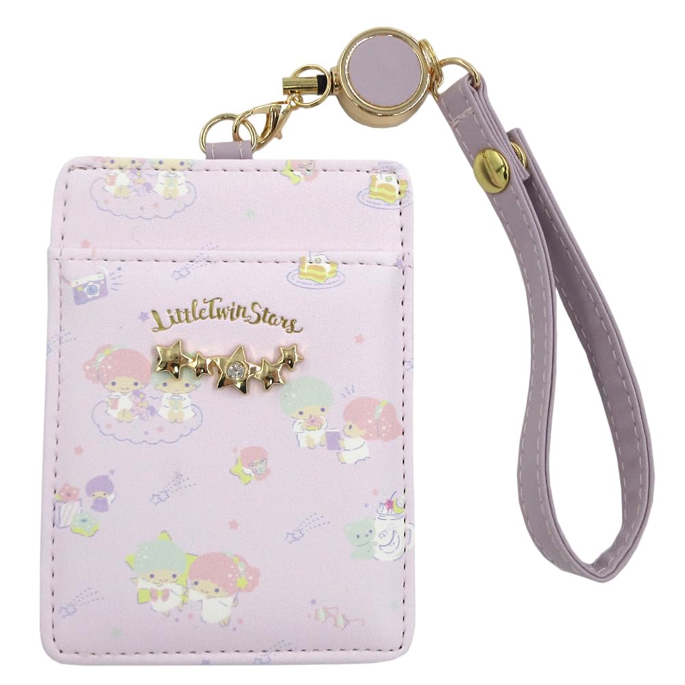 Aldi Little Twin Stars KL17 Purple Pass Case with Reel