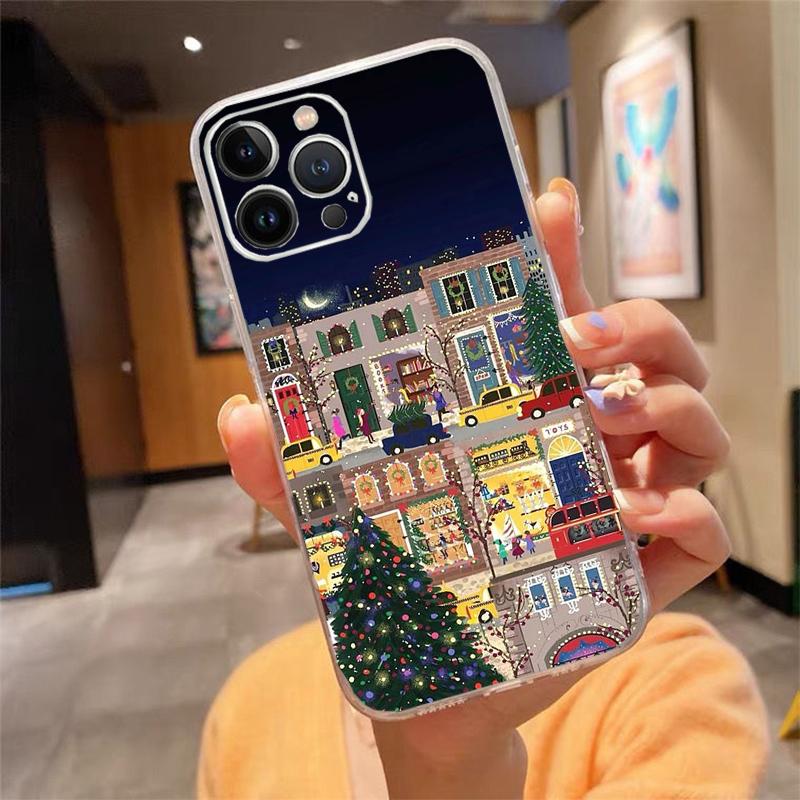 Phone Case For iphone 17 Pro Max 17 Air 16 15 14 13 Pro Max 15 16 Pro 15Plus Christmas Tree