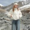 Sancai Women's 2025 Winter Stand Collar 90% Duck Down Puffer Jacket