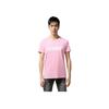 adidas Neo Logo Letter Pullover Round Neck Sports Short Sleeve T-Shirt Men T-Shirts Pink DW7912