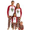 Print Cute Family Set Pajamas, Home Clothes, Family Set Long Sleeve Top Pants Set