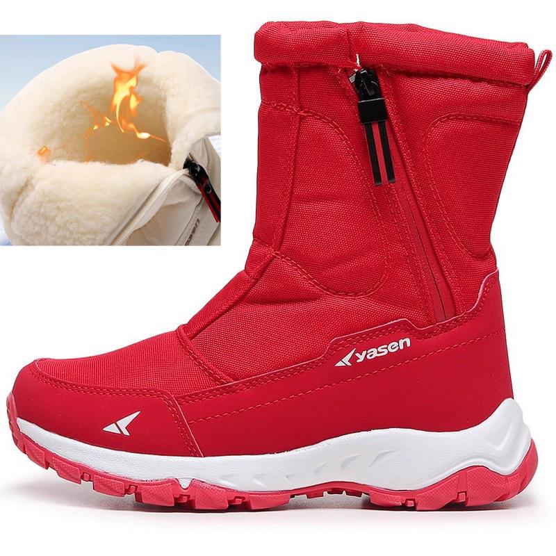 Velká velikost 48 Pánské sněhule udrží v teple plyšové Zimní boty Pánské Nové Teplé bavlněné boty Boční zip Poloviční holínky Protiskluzové
