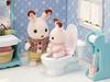 Sylvanian Families Furniture ST Mark Ages 3 and Toy Sylvanian EPOCH [Bathroom Set] SE-200 Certified, Up, Dollhouse, Families,