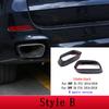 For BMW X5 F15 G05 X6 F16 X7 G07 2014- M Sport Version Car Pipe Throat Exhaust Outputs Tail Frame Trim Cover Car Accessories