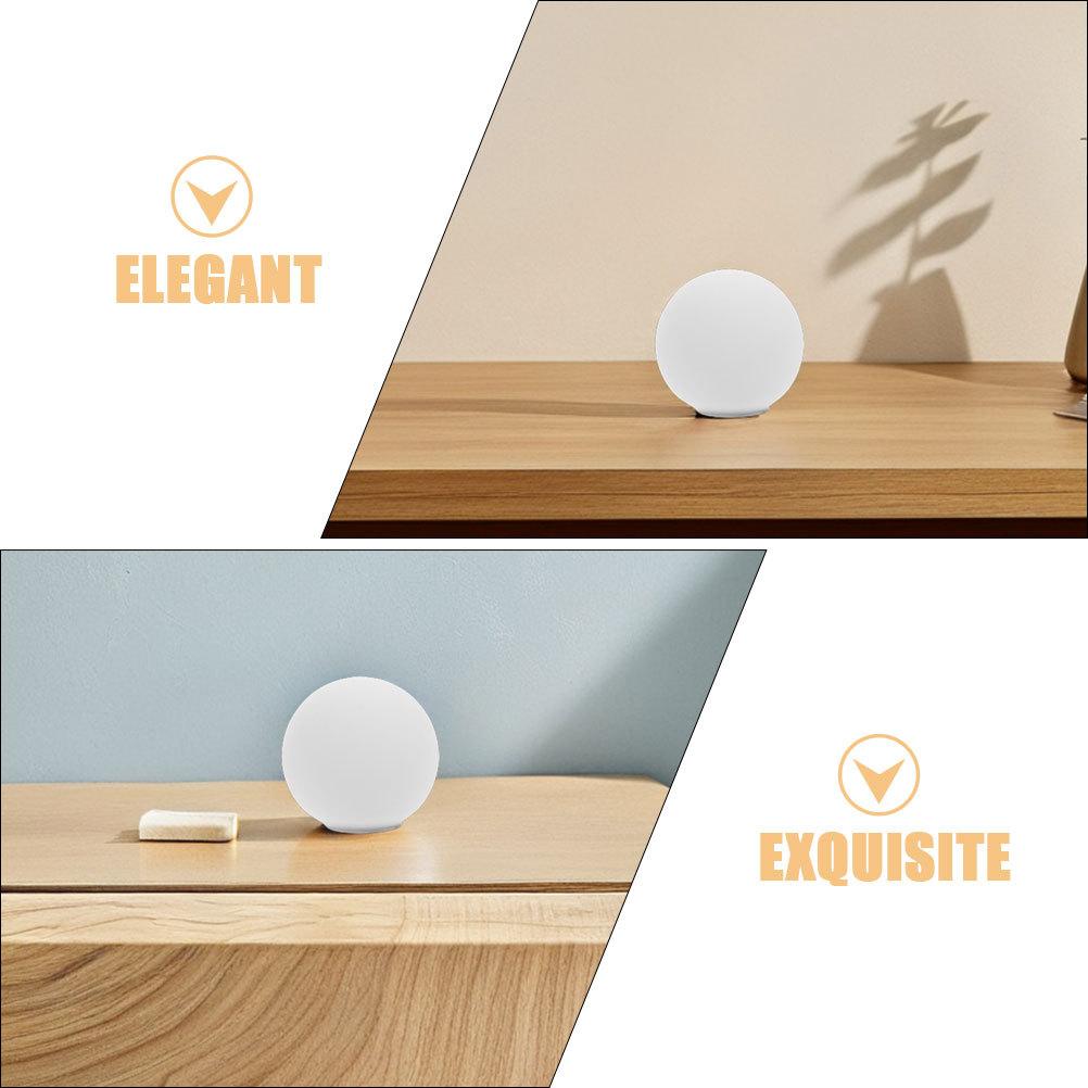 2 Stück runder Lampenschirm 80 mm milchig weiß bruchsicheres Glas G9-Sockel weiche diffuse Beleuchtung für Wohnzimmer modern dekorativ