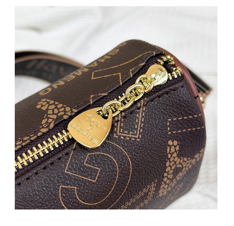 Trendy Versatile Floral Crossbody Shoulder Bag - Large Capacity Pillow Design