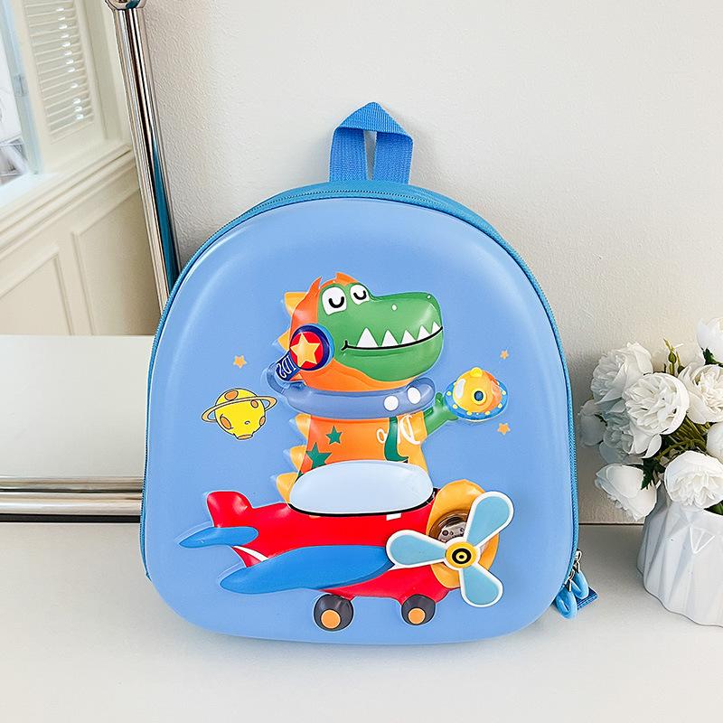 School BagsChildren's Bag Cute Cartoon Small School Bag Hard Shell Bag with Light Children's Backpack