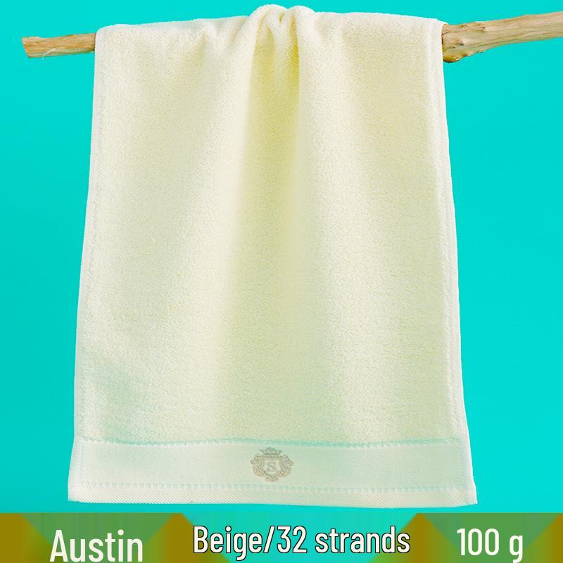 100% Bomull Absorberande Vuxenhandduk – Förtjockad, Mjuk, Ren Bomull