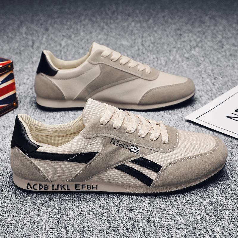 

Новые осенние мужские белые парусиновые кроссовки – корейский стиль, скейтборд, повседневные, для бега и спортивные 44 чёрный