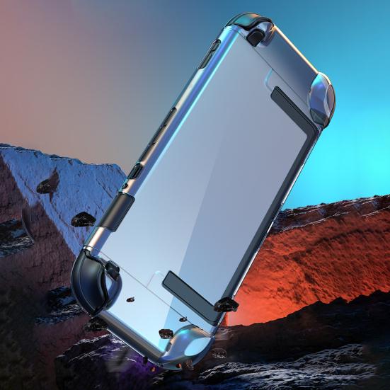 Protective Case Handheld Game Console Protector Shockproof Impact Resistant Precise Fit Transparent Protective Cover for Switch 2