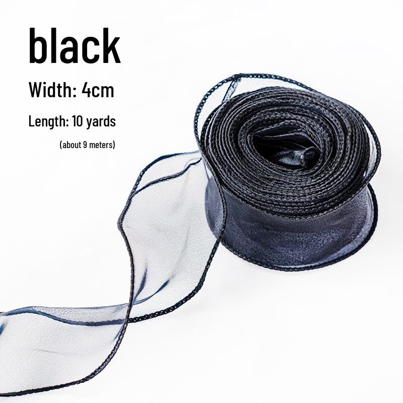 Elegant Fishtail Silk Ribbon for Cake and Bouquet Decoration