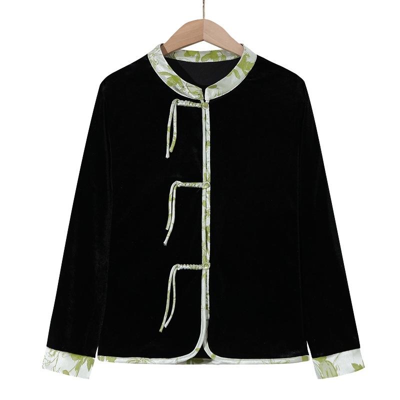 2026 Elegant Autumn Suit: Stylish Two-Piece Top Set for Middle-Aged and Elderly Women 5XL (145-155 lbs)
