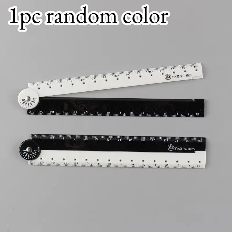 1pc Acrylic Folding Ruler, 30cm Drafting Tool with Clear Scale, for Architects Designers Artists, Precision Measurement