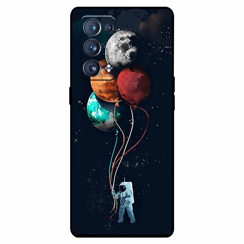 For Oppo Reno 6 Pro 5G Case Snapdragon Shockproof Soft Silicone TPU Back Cover For Oppo Reno 6 Pro CPH2247 Phone Cases Cute Capa