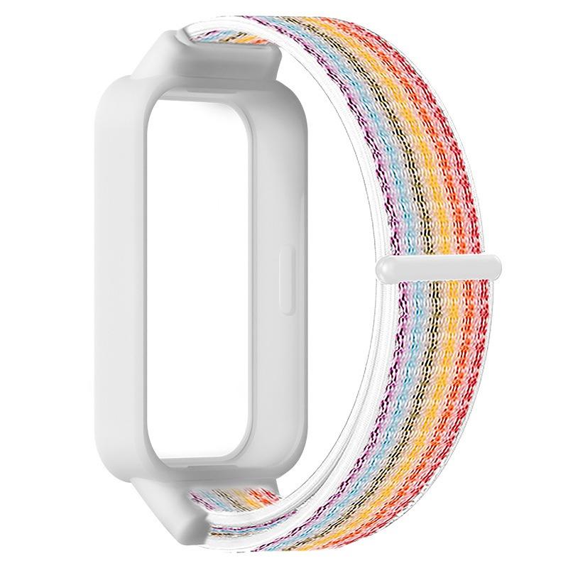 Nylonový řemínek s poutkem pro Redmi Band 3 Prodyšný náramek na zápěstí pro Xiaomi Mi Band 9 Active/Redmi Band 3 Sportovní řemínek Correa