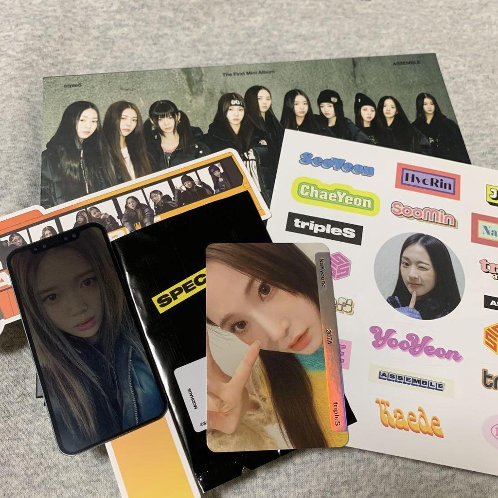[USED] tripleS ASSEMBLE Album Object Trading Card Nagyun