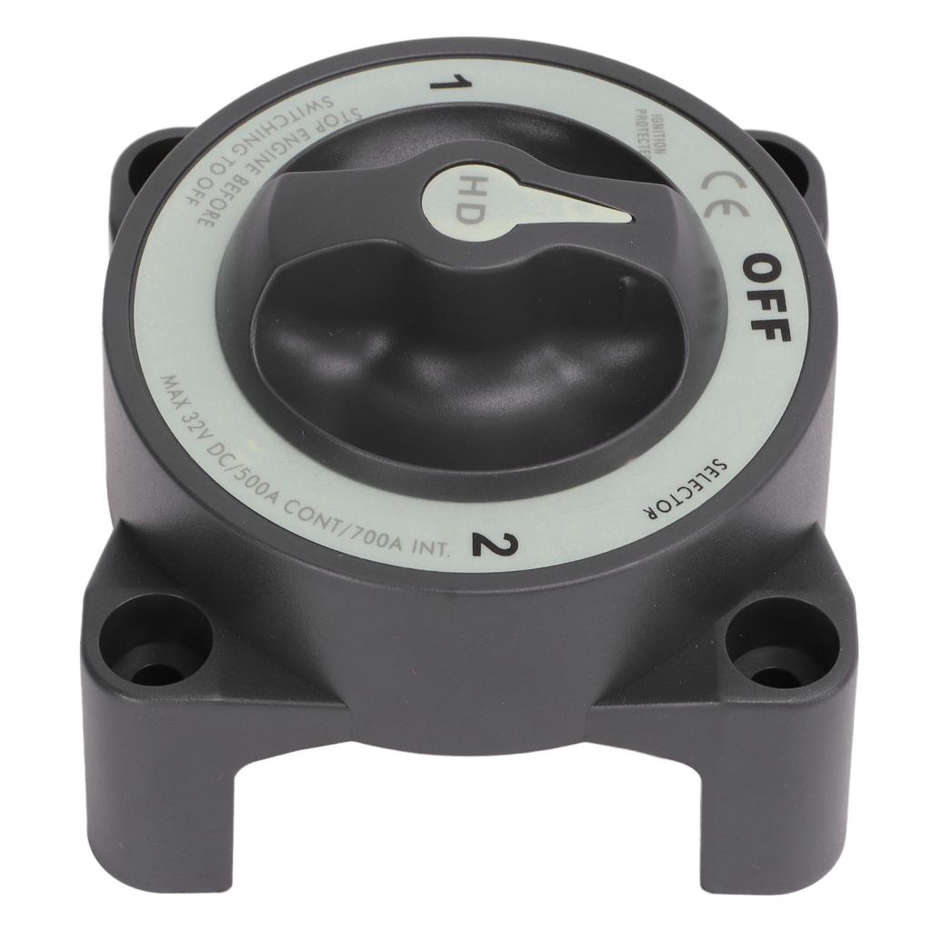 500A 3 Position Battery Disconnect Switch Power Cut Master Switch IP66 Waterproof Ignition Protectio