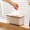 Plastic Clear Tissue Box Transparent Napkin Holder Minimalist Paper Towel Box  Household Use