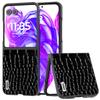 ABEEL For Motorola Razr 50 Ultra 5G Case Genuine Cow Leather Back Phone Cover Crocodile Texture