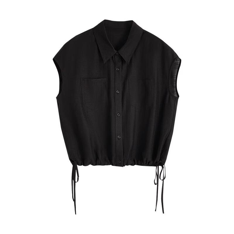 Chuyu Women's Lyocell Acetate Drawstring Shirt