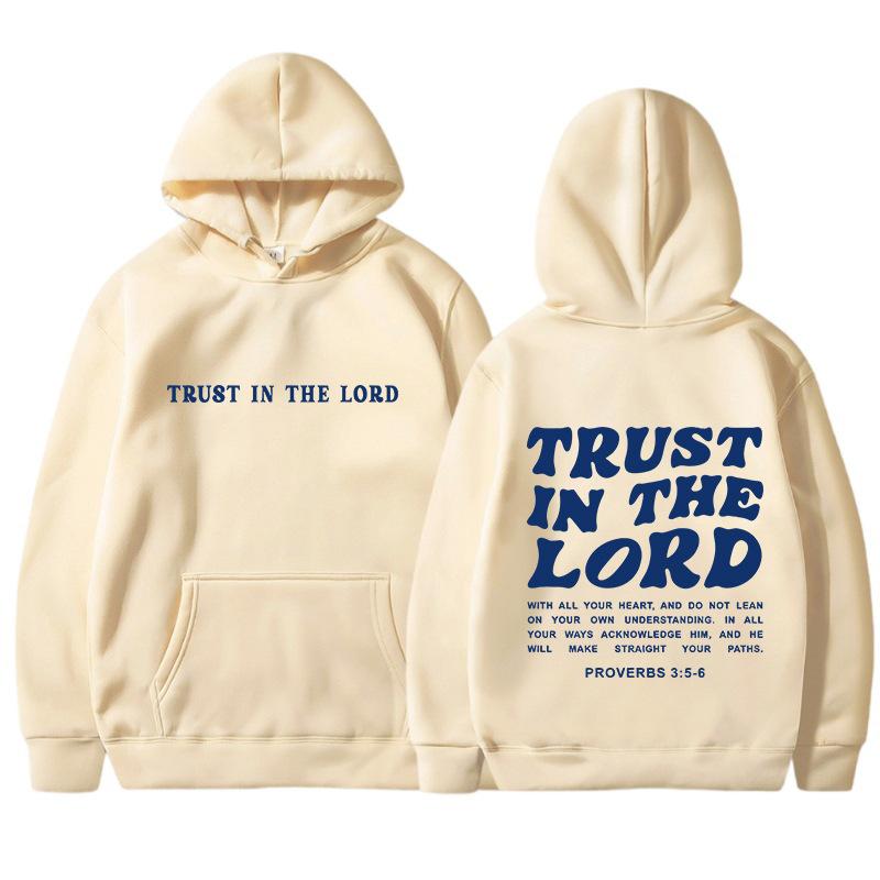 

TRUST IN THE LORD Women Amazon Autumn and Winter New Oversized Textured Hooded Pocket Sweatshirt Y2K Sweatshirt 3XL
