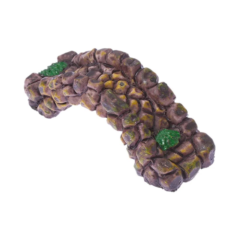 7 Styles Miniatures Fairy Garden Decoration Micro Landscapes DIY Resin Craft Grassland Bridge Pool Accessories