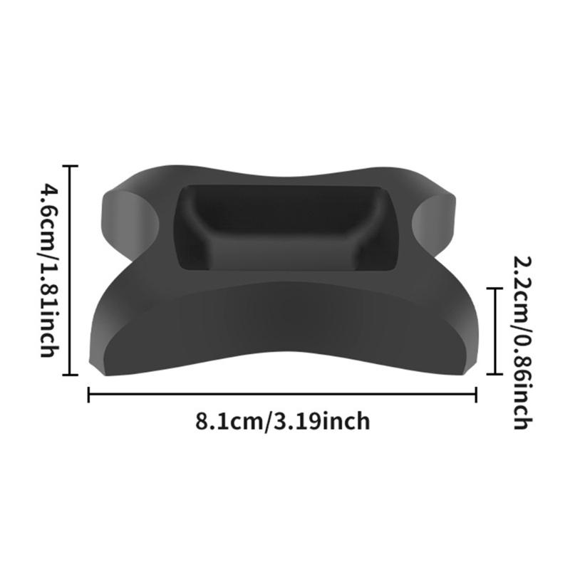 Lightweight Soft Silicone Base Camera Holder Compact & Stable Desktop Docking for 360 X5 Action Camera