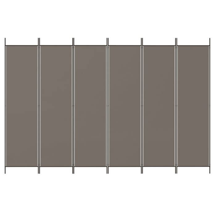 VidaXL Room Divider 6 Panels Folding Room Separator Privacy Screen Partition Living Room Decoration 350192