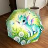 1pc dragon forest Pattern Umbrella Design Automatic Opening and Closing Umbrella, High-quality Travel Umbrella, Lightweight and Portable, -83