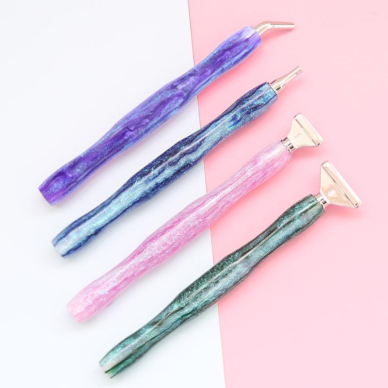 Diamond Painting Rhinestone Pen with Threaded Metal Tip for DIY Embroidery