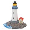 Lighthouse Ornament Resin Decorative Lighthouse Figurine Tabletop Decor for Shelves Mantels Cabinets Nightstands