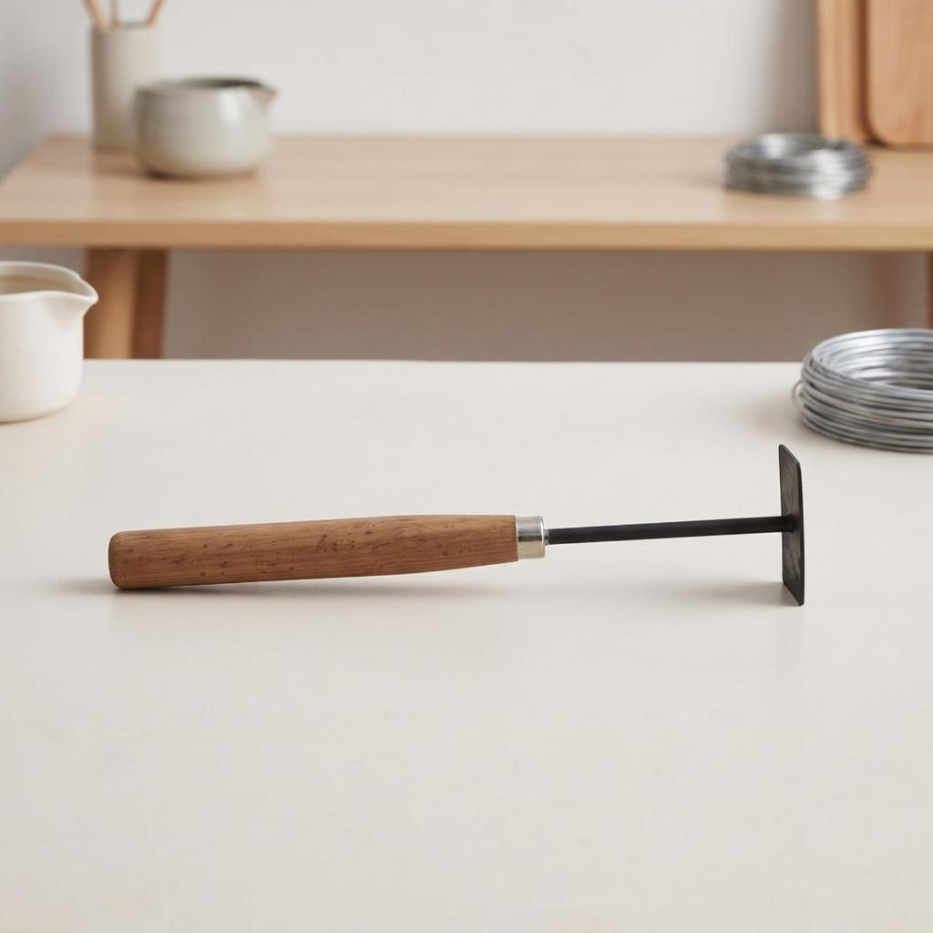 Clay Trimming Tool Hand-Held Pottery Sculpting Tools Sturdy for Home Workshops