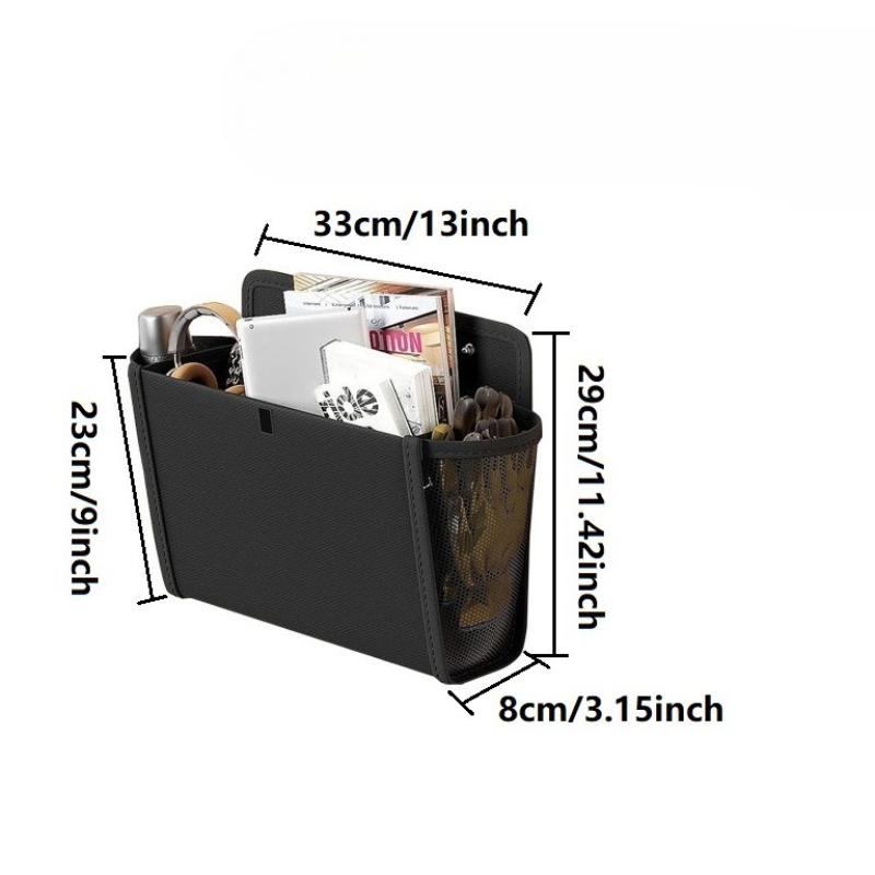 Wall-Mounted RV Storage Bag,Fabric Multi-Compartment Organizer with Mesh Pocket ,Side Pockets for RV,Office,Home Door  Organizer